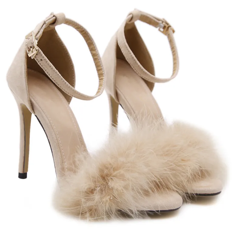 High Heels Summer Women Shoes Fur Women Pumps Stiletto Suede Women Heels Women Sandals Buckle Ladies Shoes Footwear Plus Size 43
High Heels Summer Women Shoes Fur Women Pumps Stiletto Suede Women Heels Women Sandals Buckle Ladies Shoes Footwear Plus Size 43