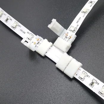 5PCS Free Soldering LED Connector 2PIN 3PIN 4PIN 5PIN L / T / X Shape Corner connector for 10mm LED Strip Light RGB RGBW RGBWW
5PCS Free Soldering LED Connector 2PIN 3PIN 4PIN 5PIN L / T / X Shape Corner connector for 10mm LED Strip Light RGB RGBW RGBWW