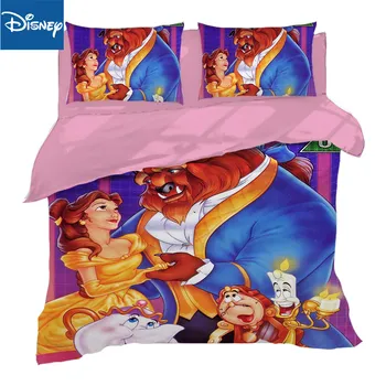 Disney princess 3D print comforter bedding set queen size quilt covers for girls bed spread home textile 3/4pcs beauty and beast 
Disney princess 3D print comforter bedding set queen size quilt covers for girls bed spread home textile 3/4pcs beauty and beast