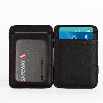 Simple Fashion Genuine Leather Men&Women High Quality Magic Small Wallet with Card Holders Gredit card case Cover Free Shipping 
Simple Fashion Genuine Leather Men&Women High Quality Magic Small Wallet with Card Holders Gredit card case Cover Free Shipping