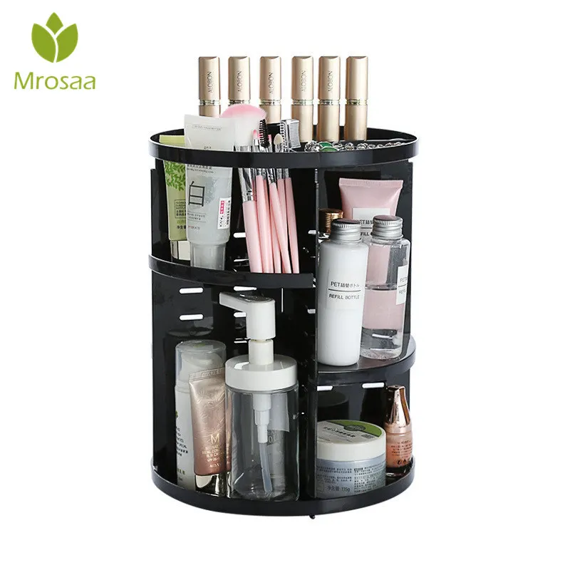 Mrosaa 360-degree Rotating Jewelry Makeup Cosmetic Storage Box Makeup Organizer Box Brush Holder Jewelry Organizer Case
Mrosaa 360-degree Rotating Jewelry Makeup Cosmetic Storage Box Makeup Organizer Box Brush Holder Jewelry Organizer Case