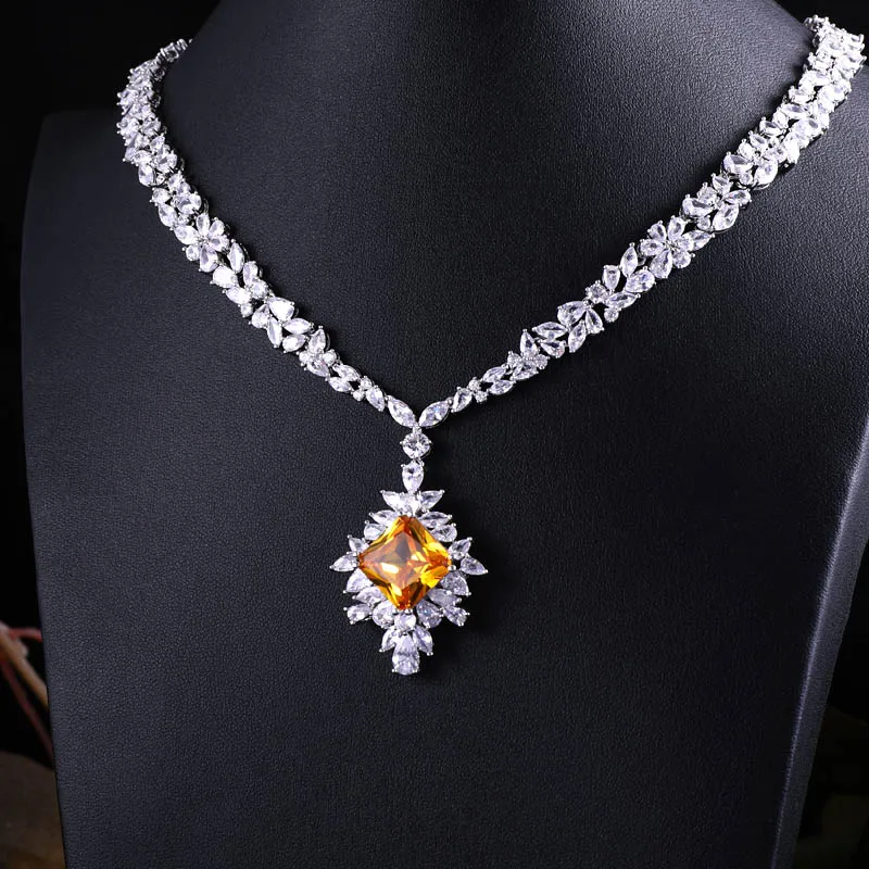 jankelly African 2 pcs Bridal Zirconia Necklace Earrings For Women Party, Luxury Dubai Nigeria CZ Crystal Wedding Jewelry Sets
jankelly African 2 pcs Bridal Zirconia Necklace Earrings For Women Party, Luxury Dubai Nigeria CZ Crystal Wedding Jewelry Sets