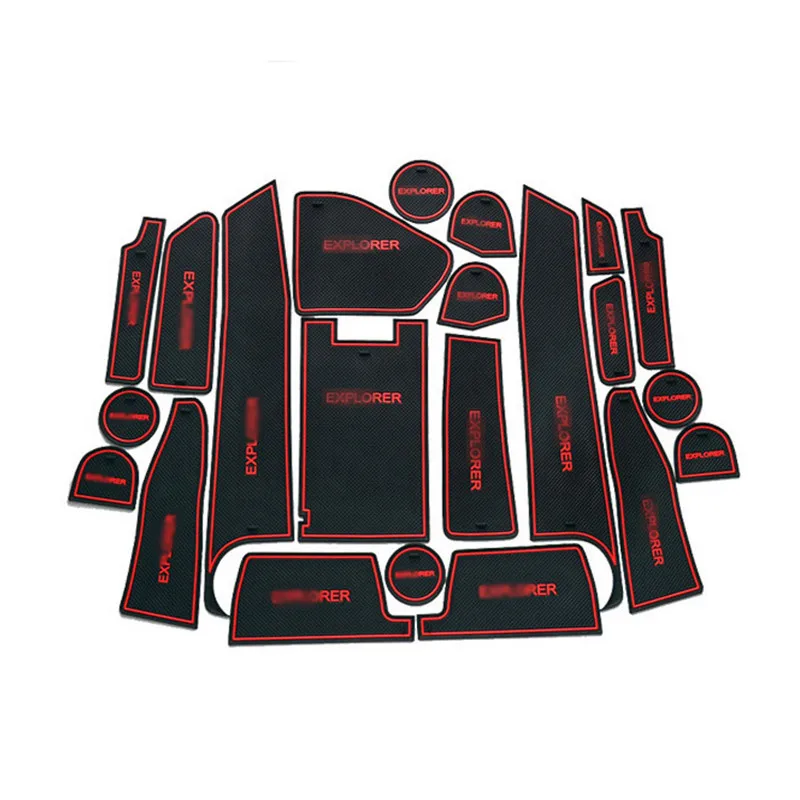 Teeze High Quality 1set Non-Slip Interior Soft Rubber Door Panel Mats Cup Holder Pad For Ford Explorer
Teeze High Quality 1set Non-Slip Interior Soft Rubber Door Panel Mats Cup Holder Pad For Ford Explorer