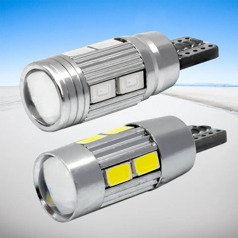 100pcs W5W CANBUS 10 SMD 5630 LED Light 501 WY5W 194 Error Free 10SMD 5730 LED Lamp Car LED Lens Indicator Wedge Dome Bulb 100X
100pcs W5W CANBUS 10 SMD 5630 LED Light 501 WY5W 194 Error Free 10SMD 5730 LED Lamp Car LED Lens Indicator Wedge Dome Bulb 100X