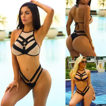 Sexy Women'Set Lady Push-up Bra Bandage Bikini Beach Tops Briefs Swimwear Bathing Suit
Sexy Women'Set Lady Push-up Bra Bandage Bikini Beach Tops Briefs Swimwear Bathing Suit