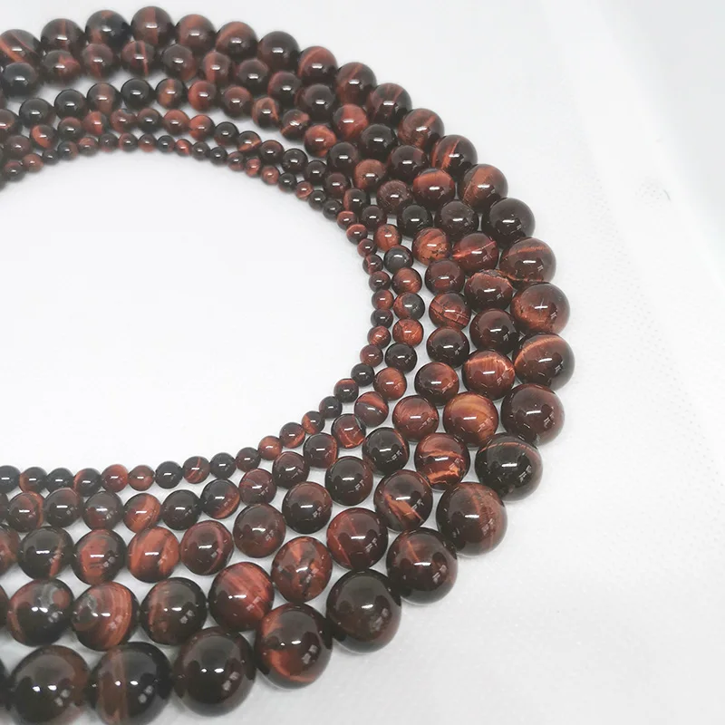 4/6/8/10/12 mm Round Natural Red Tiger Eye Stone Beads Bracelet Accessories Fashion DIY Bracelets Jewelry For Women Gift Meajoe
4/6/8/10/12 mm Round Natural Red Tiger Eye Stone Beads Bracelet Accessories Fashion DIY Bracelets Jewelry For Women Gift Meajoe