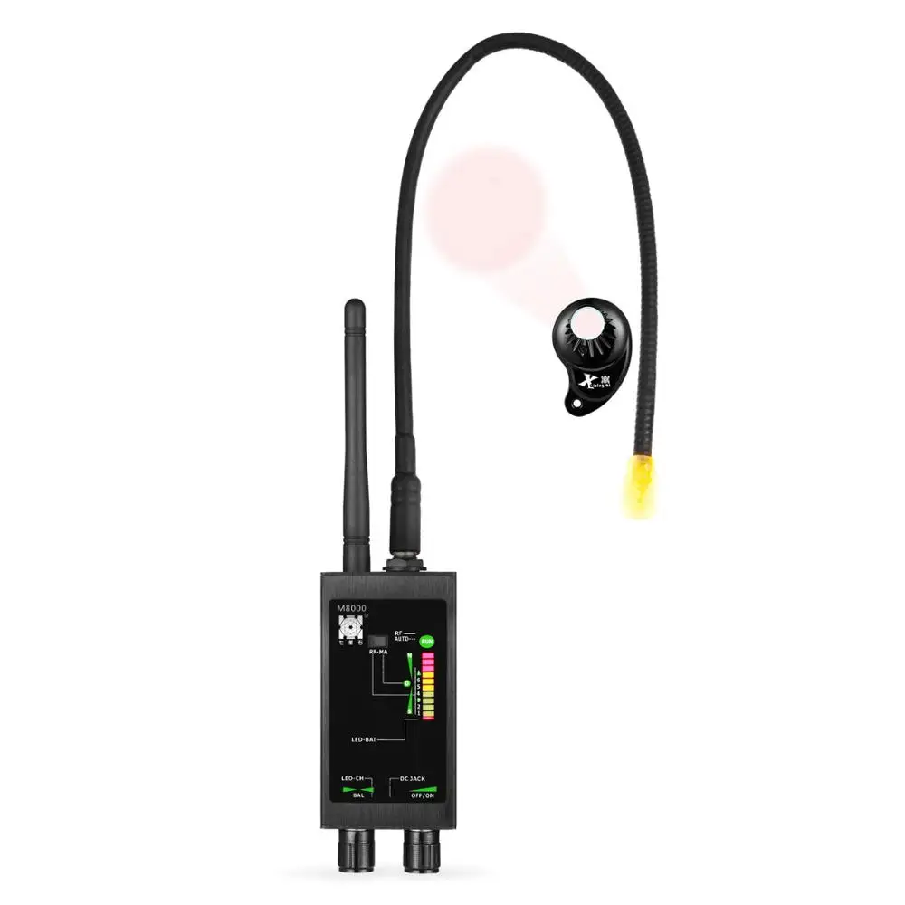 Hidden Camera Finder Pinhole Laser Lens GSM Device Finder, Spy Lens Finder for Eavesdropping, Candid Video, GPS Tracker Laser
Hidden Camera Finder Pinhole Laser Lens GSM Device Finder, Spy Lens Finder for Eavesdropping, Candid Video, GPS Tracker Laser