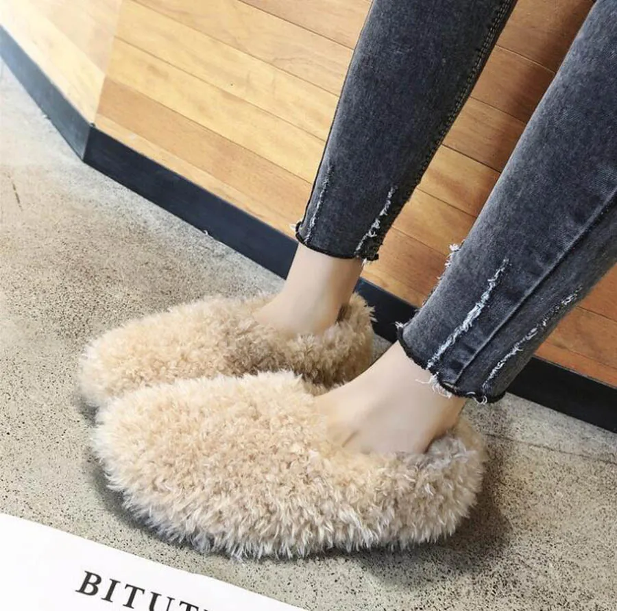 Winter New Women's Shoes Convenient Slip-on Single Shoes Flat Shoes Round Toe Comfortable Warm Short Plush Suede Shoes Lady
Winter New Women's Shoes Convenient Slip-on Single Shoes Flat Shoes Round Toe Comfortable Warm Short Plush Suede Shoes Lady