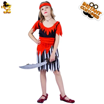 DSPLAY Cute Pirate Girl Captain Costumes Kids Red Fashionable Pirate Suit Fancy Dress Costume For Christmas New Year Cosplay
DSPLAY Cute Pirate Girl Captain Costumes Kids Red Fashionable Pirate Suit Fancy Dress Costume For Christmas New Year Cosplay