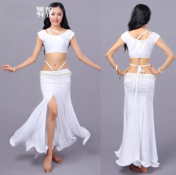Women Belly Dance Stage Costume Top Blouse Hip Skirt Slits Dress Yoga Suit Dancing Student Training Ballroom Party Wear
Women Belly Dance Stage Costume Top Blouse Hip Skirt Slits Dress Yoga Suit Dancing Student Training Ballroom Party Wear