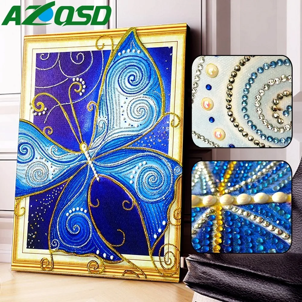 AZQSD Diamond Mosaic Butterfly Special Shaped DIY Diamond Painting Animal Home Decor Partial Round Drill Gift
AZQSD Diamond Mosaic Butterfly Special Shaped DIY Diamond Painting Animal Home Decor Partial Round Drill Gift