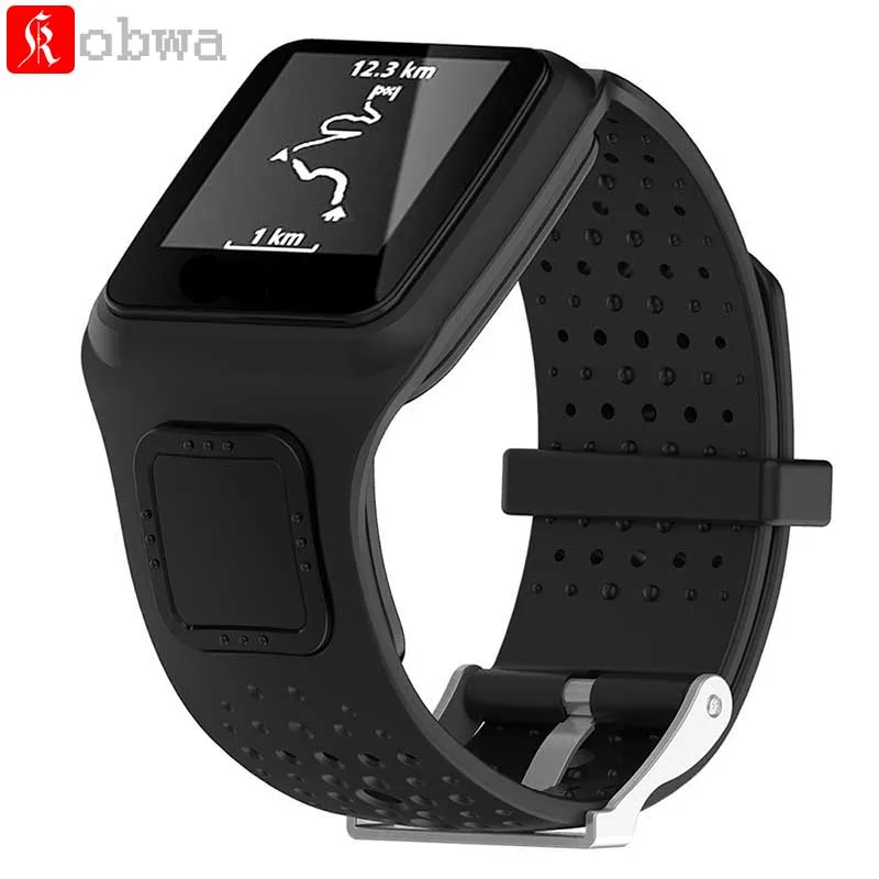 Kobwa Soft Silicone Watchband for TomTom 1 Series Smart Watch Sport Strap Accessories for TomTom Multi-sport runner GPS Watch
Kobwa Soft Silicone Watchband for TomTom 1 Series Smart Watch Sport Strap Accessories for TomTom Multi-sport runner GPS Watch
