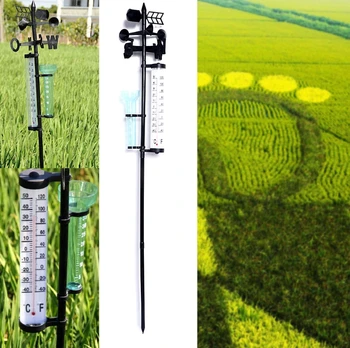 Garden Outdoor Weather Station Meteorological Measurer Vane Tool Wind Rain Gauge G25 Great Value April 4
Garden Outdoor Weather Station Meteorological Measurer Vane Tool Wind Rain Gauge G25 Great Value April 4