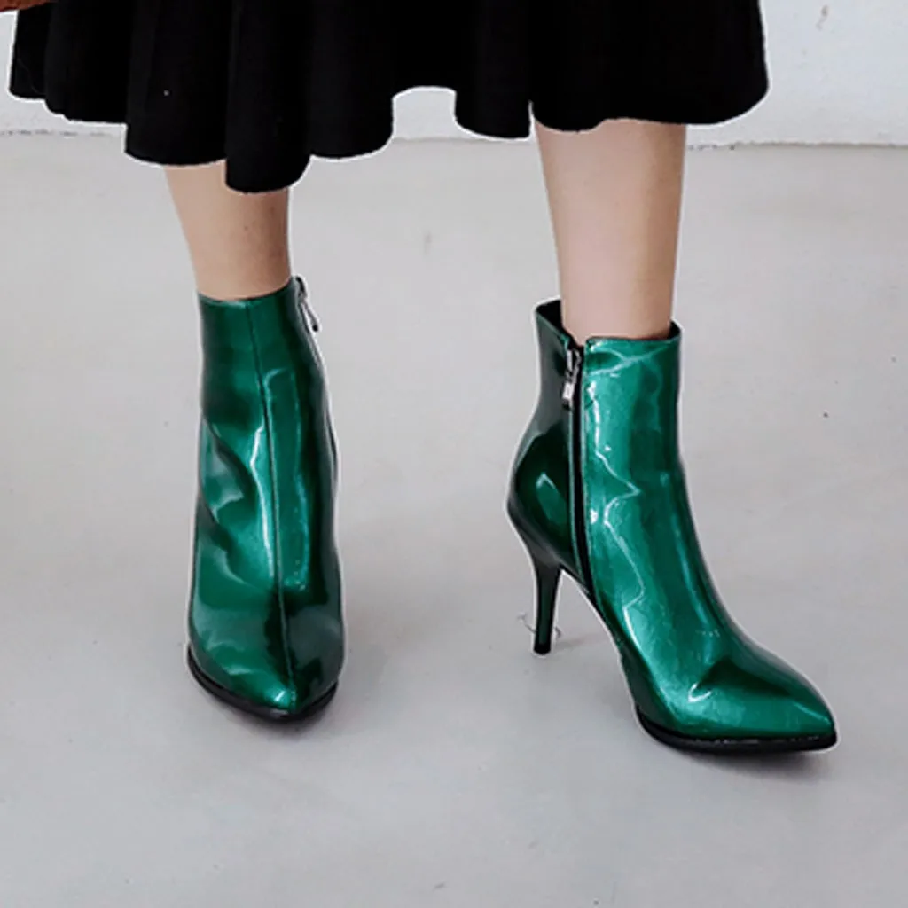 high heels boots women sexy ankle boots para mulheres com salto ankle boots for women 2019 green boots women genuine leather#G2
high heels boots women sexy ankle boots para mulheres com salto ankle boots for women 2019 green boots women genuine leather#G2