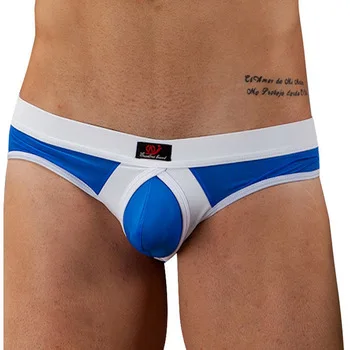 Sexy Rings Pouch Mens Underwear Briefs Brand Silk Swimwear Underpants Low Waist Triangle Male Underpants WJ Slips Panties New