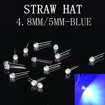 100PCS 5mm Straw Hat Blue LED Diode Water Clear 5 mm High Brightness Transparent Light Emitting Diode LED Lamp DC 3V 20mA
100PCS 5mm Straw Hat Blue LED Diode Water Clear 5 mm High Brightness Transparent Light Emitting Diode LED Lamp DC 3V 20mA