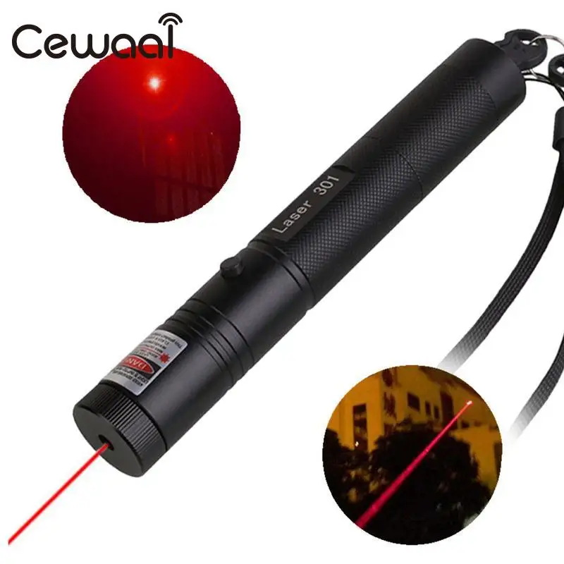 Cewaal 301 Red Light Laser Pointer Pen Focus Visible 650nm 5mw High Power For Projector Adjustable focal length Red Laser Pen
Cewaal 301 Red Light Laser Pointer Pen Focus Visible 650nm 5mw High Power For Projector Adjustable focal length Red Laser Pen