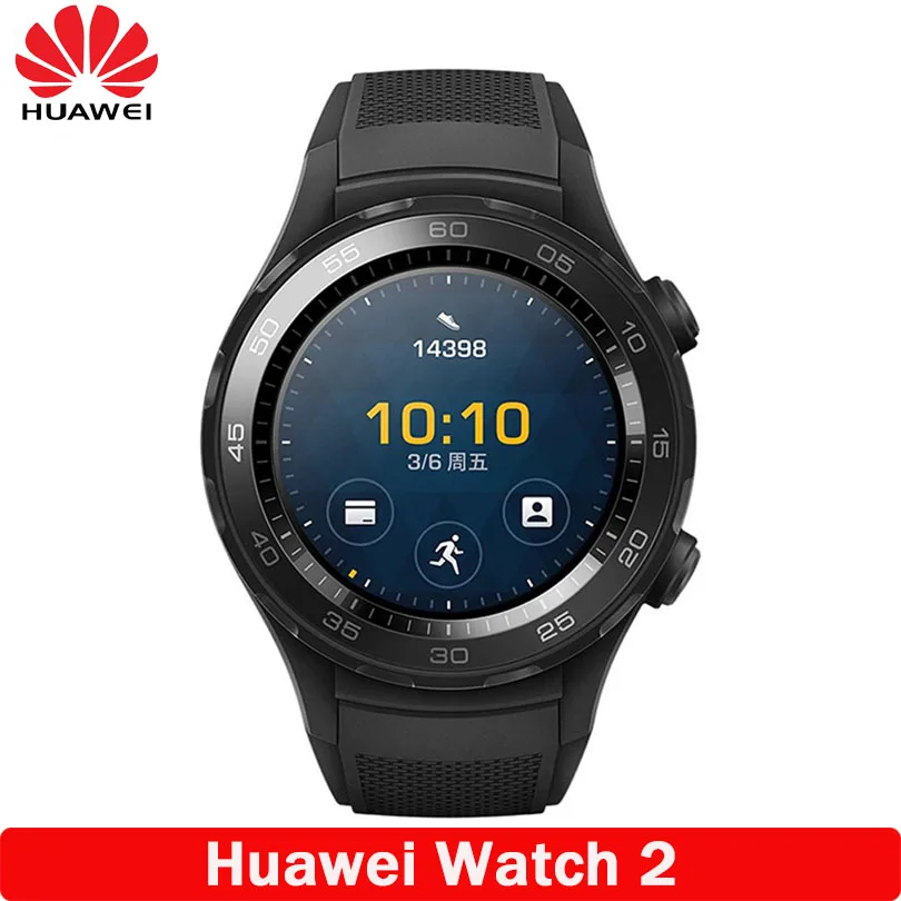 Original Huawei Watch 2 Smart watch Support LTE 4G Phone Call Heart Rate Tracker For Android iOS IP68 waterproof NFC GPS | Электроника