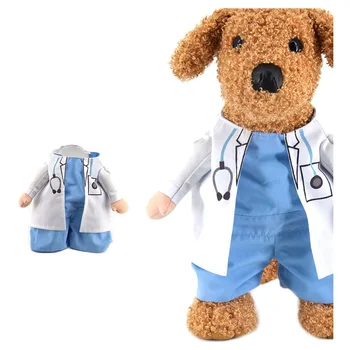 Pet Dog Cat Costume Doctor Costume Halloween Jumpsuit Puppy Uniform Clothes Funny Party Cosplay Role Play Dressing Up Coat
Pet Dog Cat Costume Doctor Costume Halloween Jumpsuit Puppy Uniform Clothes Funny Party Cosplay Role Play Dressing Up Coat