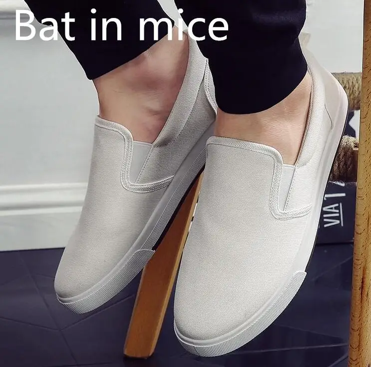 Bat in mice 2017 Summer Autumn Men's casual shoes breathable fashion men canvas shoes Male Lace up shoes
Bat in mice 2017 Summer Autumn Men's casual shoes breathable fashion men canvas shoes Male Lace up shoes