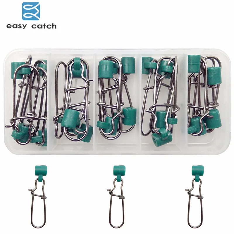 Easy Catch 20pcs Green Plastic Head Swivel With Nice Snap Fishing Sinker Slide Swivels Braid Fishing Line Slider Set With Box
Easy Catch 20pcs Green Plastic Head Swivel With Nice Snap Fishing Sinker Slide Swivels Braid Fishing Line Slider Set With Box