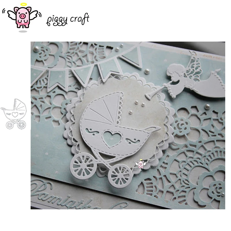 Piggy Craft metal cutting dies cut die mold Baby trolley cradle Scrapbook paper craft knife mould blade punch stencils dies
Piggy Craft metal cutting dies cut die mold Baby trolley cradle Scrapbook paper craft knife mould blade punch stencils dies
