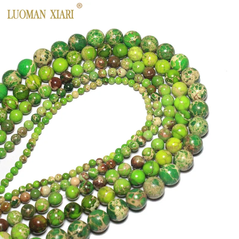 AAA+ 100% Stone Beads Natural Green Imperial Emperor Stone For Jewelry Making DIY Bracelet Necklace 4mm 6mm 8mm 10mm 12mm 15.5"
AAA+ 100% Stone Beads Natural Green Imperial Emperor Stone For Jewelry Making DIY Bracelet Necklace 4mm 6mm 8mm 10mm 12mm 15.5"