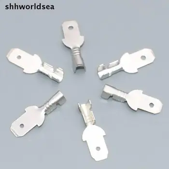 shhworldsea New 100 PCS 4.8mm car auto Crimp Terminal Male Spade Connector Free shipping 
shhworldsea New 100 PCS 4.8mm car auto Crimp Terminal Male Spade Connector Free shipping