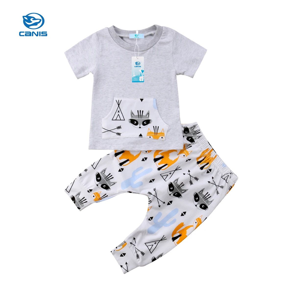 Lovely Toddler Baby Boy Cute T-shirt Top+Print Fox Pants Trousers Outfit Kids Clothes Set Cotton 2pcs 0-24M
Lovely Toddler Baby Boy Cute T-shirt Top+Print Fox Pants Trousers Outfit Kids Clothes Set Cotton 2pcs 0-24M