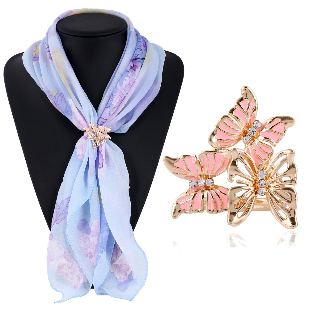 3 Colors Fashion Gold Color Rhinestone Butterfly Scarf Buckle Brooch Women Silk Scarf Jewelry Shawl Scarves Buckle Clips
3 Colors Fashion Gold Color Rhinestone Butterfly Scarf Buckle Brooch Women Silk Scarf Jewelry Shawl Scarves Buckle Clips