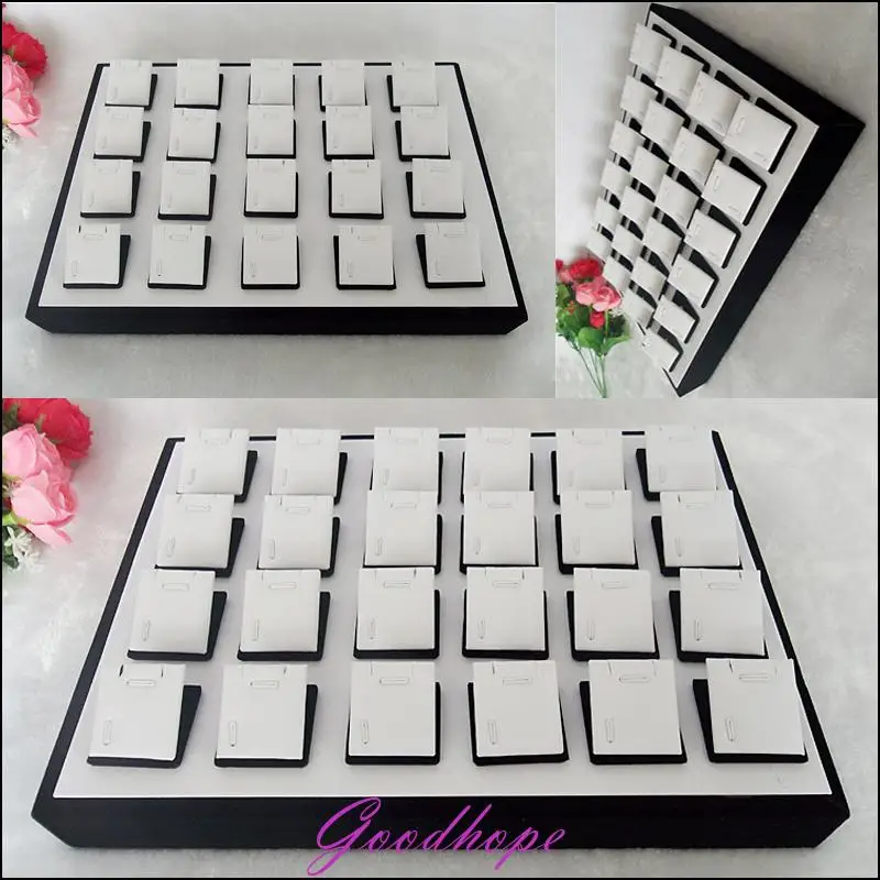 Shop 24 Pairs Earrings Jewelry Display Tray Holder Black Velvet for Earrings Studs or Small Pendant Necklace Countertop Showcase
Shop 24 Pairs Earrings Jewelry Display Tray Holder Black Velvet for Earrings Studs or Small Pendant Necklace Countertop Showcase