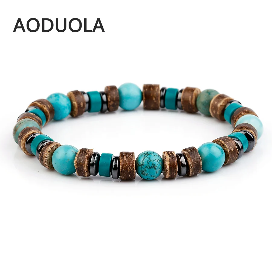 Hematite Natural stone with Wood beads Elastic Beaded Bracelet Adjustable Charm Couple Bracelets Friendship Men jewelry Gift
Hematite Natural stone with Wood beads Elastic Beaded Bracelet Adjustable Charm Couple Bracelets Friendship Men jewelry Gift