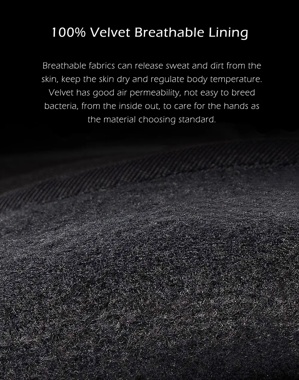Xiaomi youpin QIMIAN Outdoor Plus Velvet Warm Touch Screen Gloves- Black M