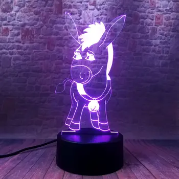 Donkey Lighting Model 3D Illusion LED Nightlight Colorful Flashing Light Burro action & toy figures
Donkey Lighting Model 3D Illusion LED Nightlight Colorful Flashing Light Burro action & toy figures