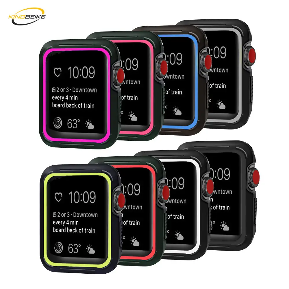 KINGBEIKE Fashionable Dual Colors Protection Cover Frame For Apple Watch Series 1/2/3 TPU+PC Watch Case For iWatch 38mm 42mm
KINGBEIKE Fashionable Dual Colors Protection Cover Frame For Apple Watch Series 1/2/3 TPU+PC Watch Case For iWatch 38mm 42mm