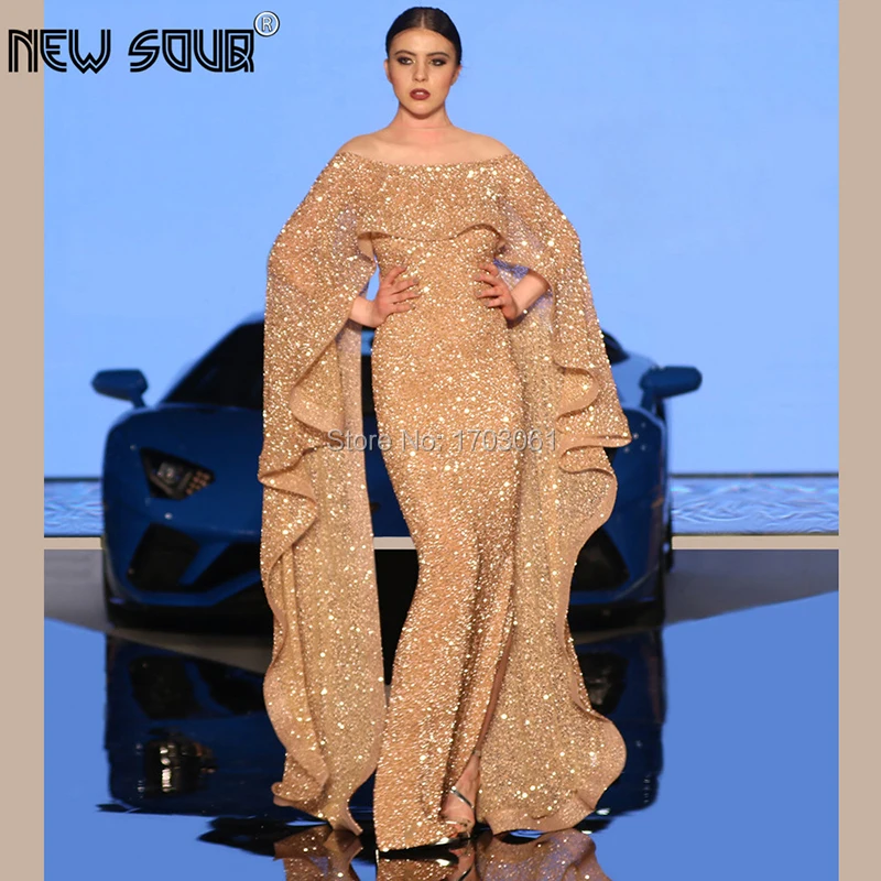 Unique Mermaid Scoop Evening Dresses Robe De Soiree Dubai Turkish Arabic Glitter Sequined Prom Party Gowns Kaftans Islamic Dress
Unique Mermaid Scoop Evening Dresses Robe De Soiree Dubai Turkish Arabic Glitter Sequined Prom Party Gowns Kaftans Islamic Dress