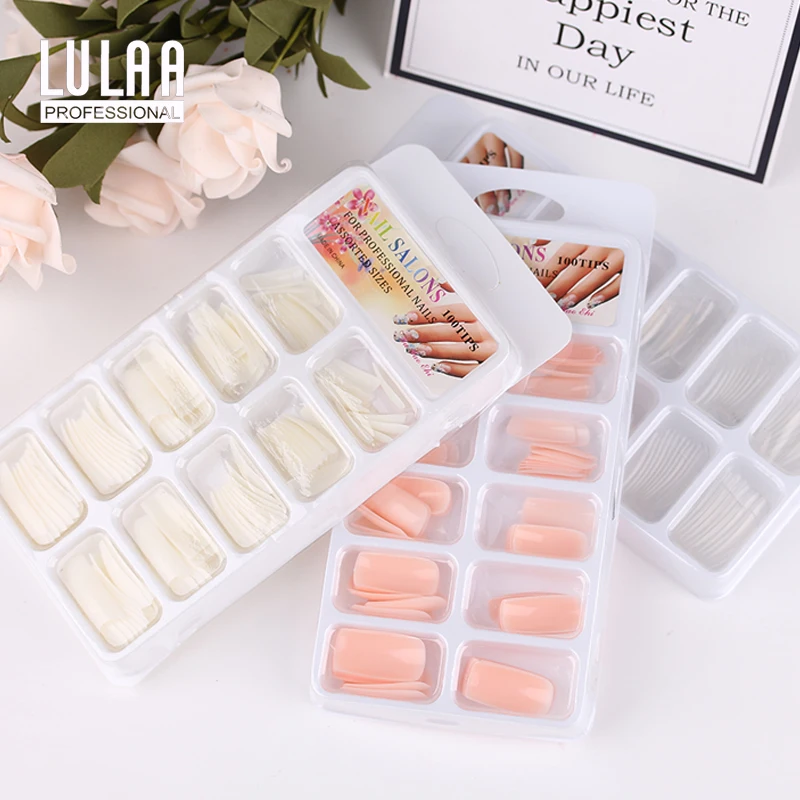 New 100pcs Professional False Nail Natural Flat Shape Full Cover Manicure Fake Nail Tips Nails Art Tools Wholesale High Quality
New 100pcs Professional False Nail Natural Flat Shape Full Cover Manicure Fake Nail Tips Nails Art Tools Wholesale High Quality