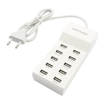 Etmakit USB Adapter 10 Ports 5V USB Travel Hub AC Charger Strip Adapter Portable Power for Home Office EU/US Plug High Speed
Etmakit USB Adapter 10 Ports 5V USB Travel Hub AC Charger Strip Adapter Portable Power for Home Office EU/US Plug High Speed