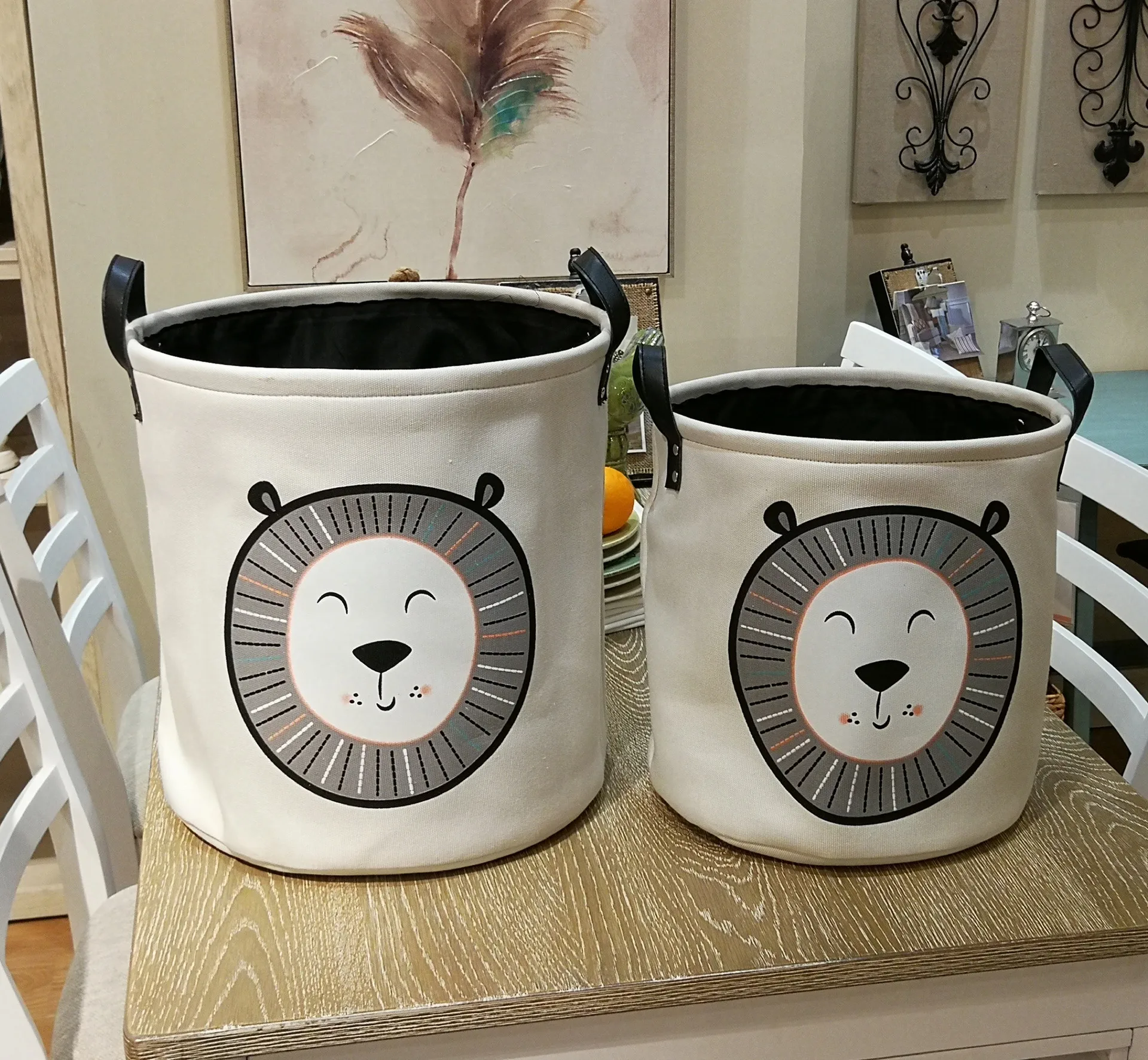 Cartoon Animal Laundry Basket Folding Dirty Clothes Organizer kids Toy Storage Bucket Standing Barrel Home Sundries Pouch
Cartoon Animal Laundry Basket Folding Dirty Clothes Organizer kids Toy Storage Bucket Standing Barrel Home Sundries Pouch
