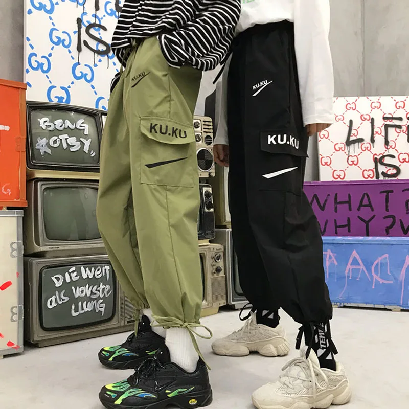 Women Cargo Pants 2019 New Arrival Spring And Autumn Female Jogger Pants Fashion Teenager Girl Ankle-Length Pants Pockets N30
Women Cargo Pants 2019 New Arrival Spring And Autumn Female Jogger Pants Fashion Teenager Girl Ankle-Length Pants Pockets N30