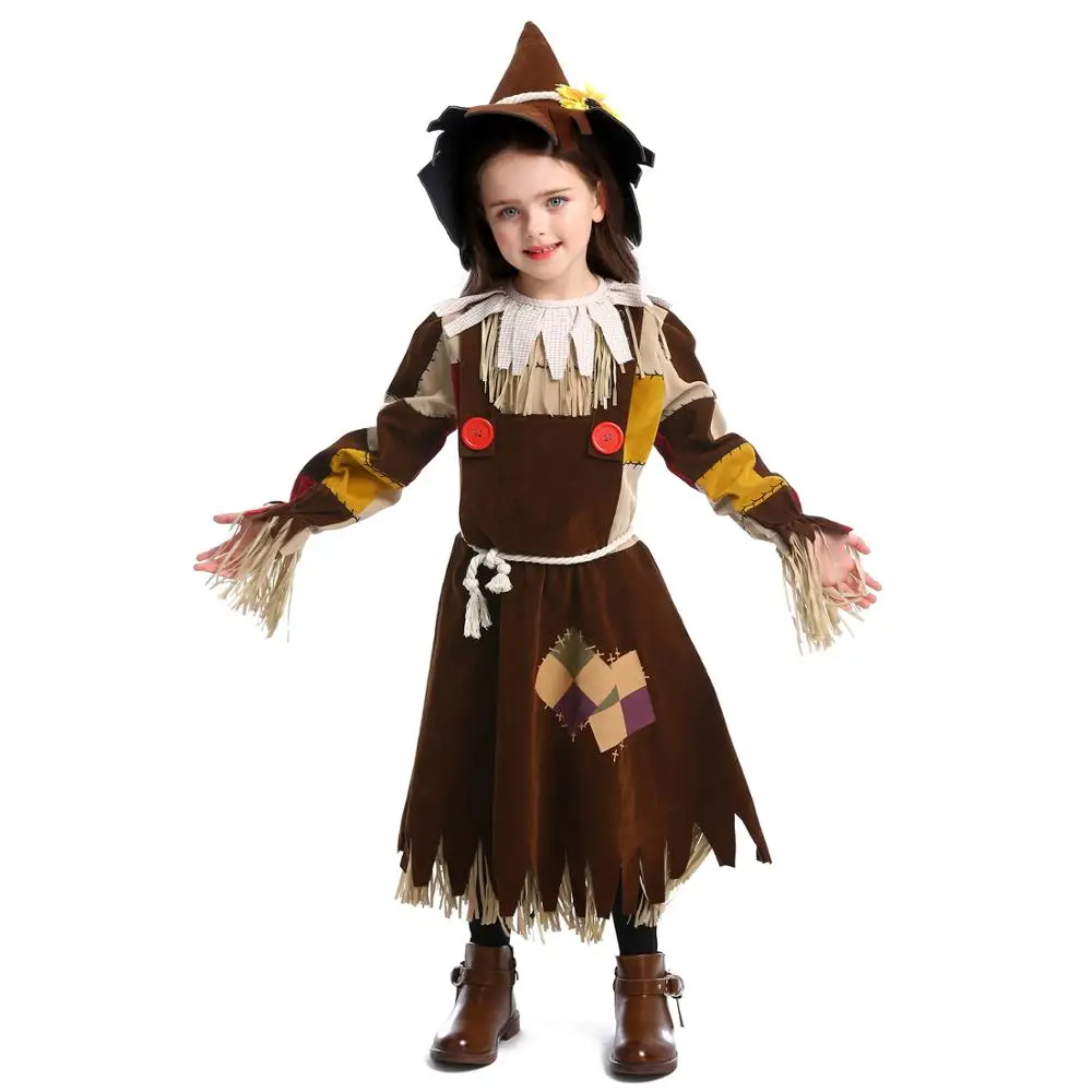H&ZY Halloween Cosplay Wizard of Oz Scarecrow Costume Witch Dress for Kids Girls Carnival Costume Maquerade Party Dress
H&ZY Halloween Cosplay Wizard of Oz Scarecrow Costume Witch Dress for Kids Girls Carnival Costume Maquerade Party Dress