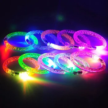 New 5/10Pcs LED Bracelet Light Up Flash Bracelet Luminous Bracelet Toys For Children Baby Toys Christmas Party Supplies
New 5/10Pcs LED Bracelet Light Up Flash Bracelet Luminous Bracelet Toys For Children Baby Toys Christmas Party Supplies