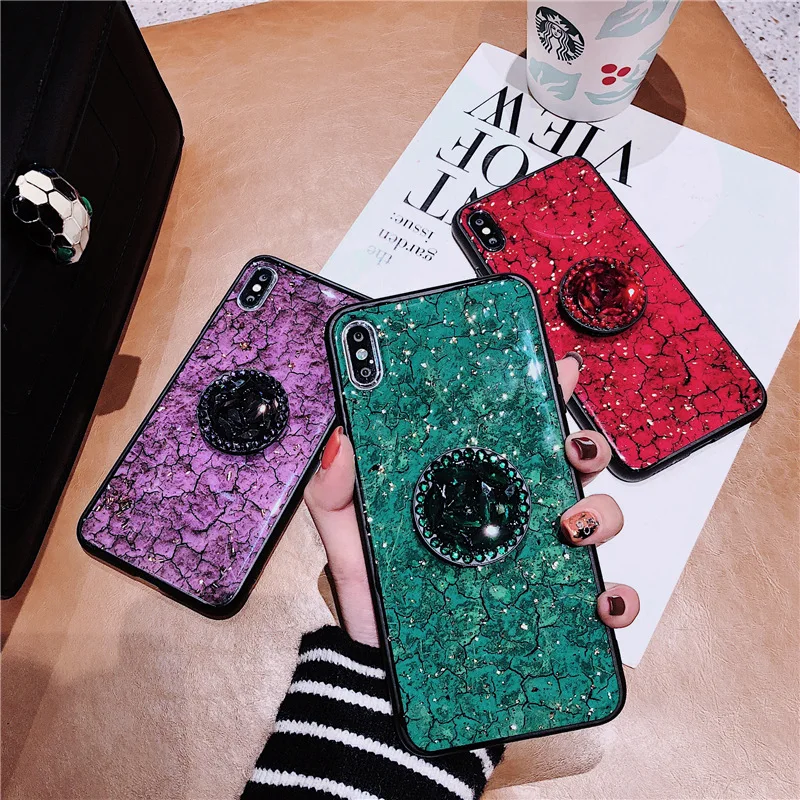 Marbled Round Shiny Diamond Airbag Stand Soft Case For Iphone X XS MAX XR For Iphone 6 6S Plus 7 plus 8 plus Case
Marbled Round Shiny Diamond Airbag Stand Soft Case For Iphone X XS MAX XR For Iphone 6 6S Plus 7 plus 8 plus Case
