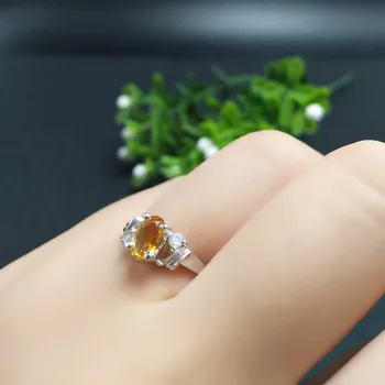 LANZYO 925 Sterling Silver natuarl Citrine Rings Girls Birthday Gift Fine Jewelry for Woman Super low price j040601agj
LANZYO 925 Sterling Silver natuarl Citrine Rings Girls Birthday Gift Fine Jewelry for Woman Super low price j040601agj