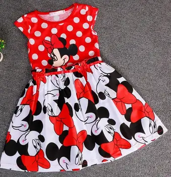 XISAYABABY cinderella children's clothing minnie dot kids