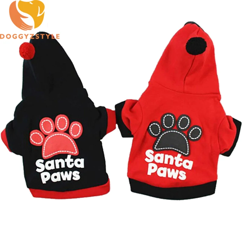 Pet Puppy Christmas Hoodies Clothes Paws Printed Cat Coat Jacket Footprint Santa Xmas Hooded Sweatshirt Dog Shirt Autumn Outfit
Pet Puppy Christmas Hoodies Clothes Paws Printed Cat Coat Jacket Footprint Santa Xmas Hooded Sweatshirt Dog Shirt Autumn Outfit