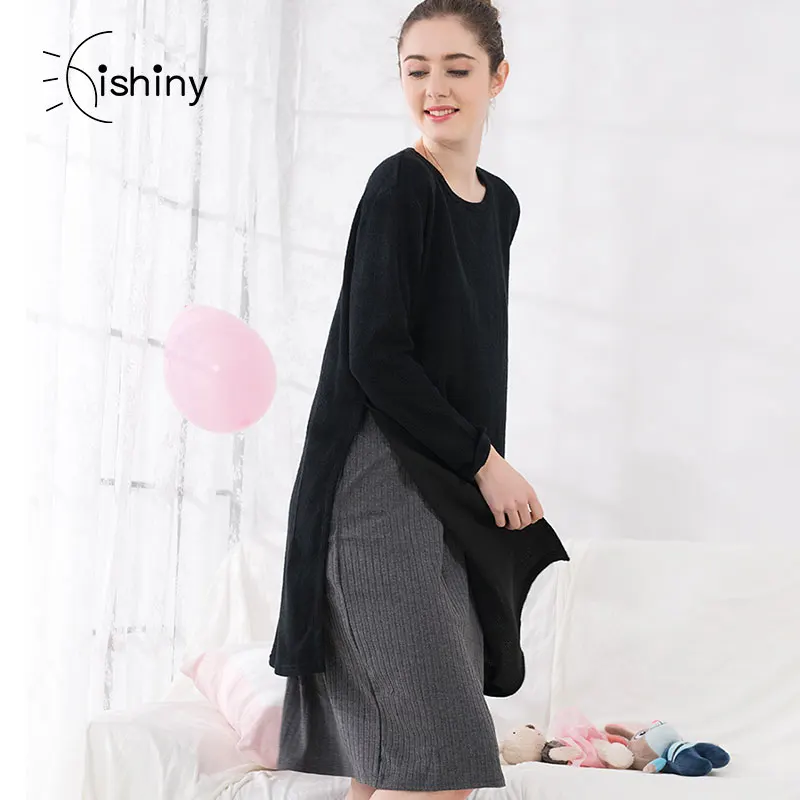 Autumn Korean Fashion Maternity Sweaters O-neck Collars Patchwork Floral Pullovers Shirt for Pregnant Women breast feeding coat 
Autumn Korean Fashion Maternity Sweaters O-neck Collars Patchwork Floral Pullovers Shirt for Pregnant Women breast feeding coat