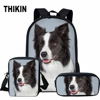 THIKIN Cute Animal Dog Print Book Bag Kids Boys Border Collie Bag for Student School Bag Sets Children Schoolbags Custom Mochila
THIKIN Cute Animal Dog Print Book Bag Kids Boys Border Collie Bag for Student School Bag Sets Children Schoolbags Custom Mochila