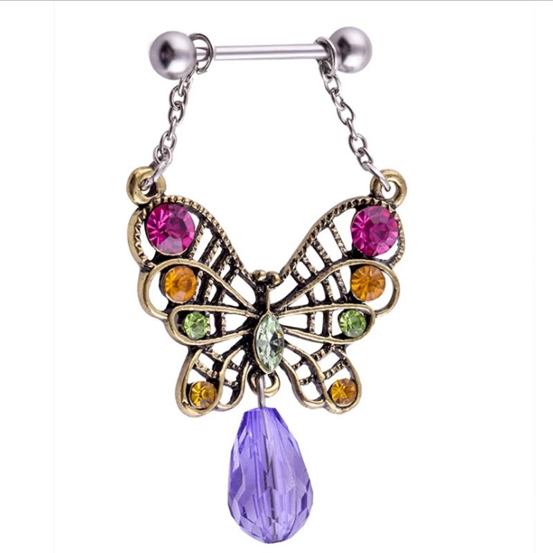 new fashion stainless steel animal nipple piercing rings water drop butterfly nipple ring sexy women body Piercing jewelry gift
new fashion stainless steel animal nipple piercing rings water drop butterfly nipple ring sexy women body Piercing jewelry gift