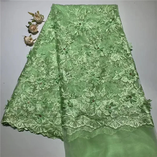 2019 Hot Sale Mint Green Embroidered African Lace Fabric High Quality With stones, 3d Flower French Net Guipure Lace Fabrics T3
2019 Hot Sale Mint Green Embroidered African Lace Fabric High Quality With stones, 3d Flower French Net Guipure Lace Fabrics T3